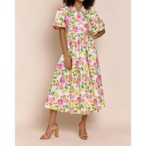 NEW SOFIA COLLECTIONS aster dress in lemoncello